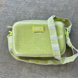 UGG Yellow/Green Crossbody Purse Handbag